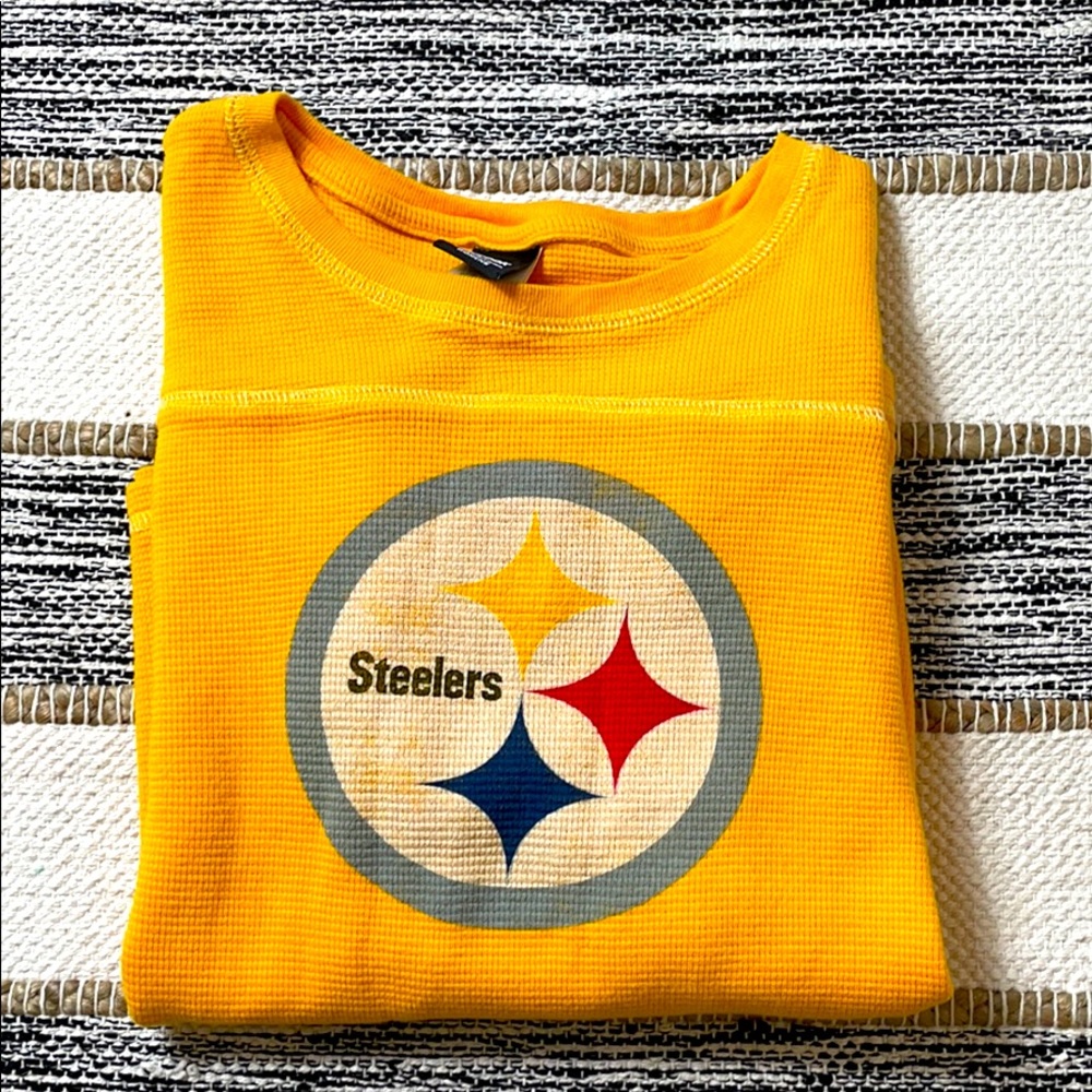Steelers waffle knit long sleeve